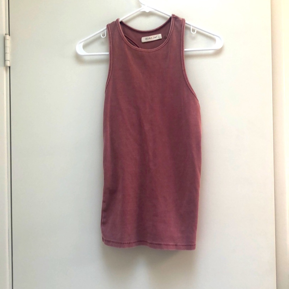 Rust color tank top